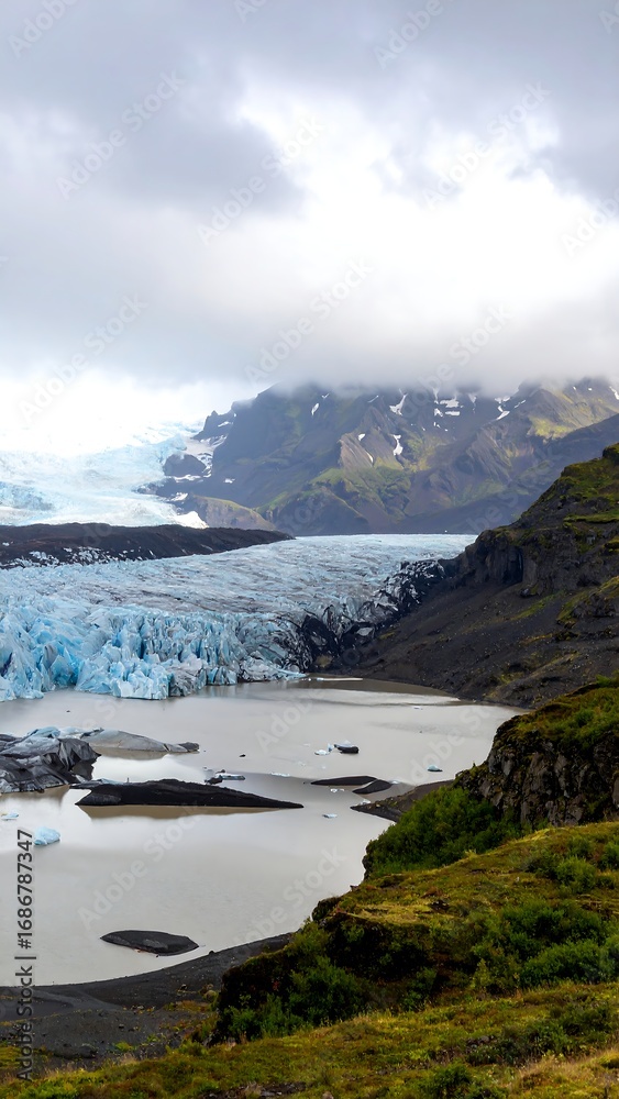Obraz premium Glacier Landscape Iceland