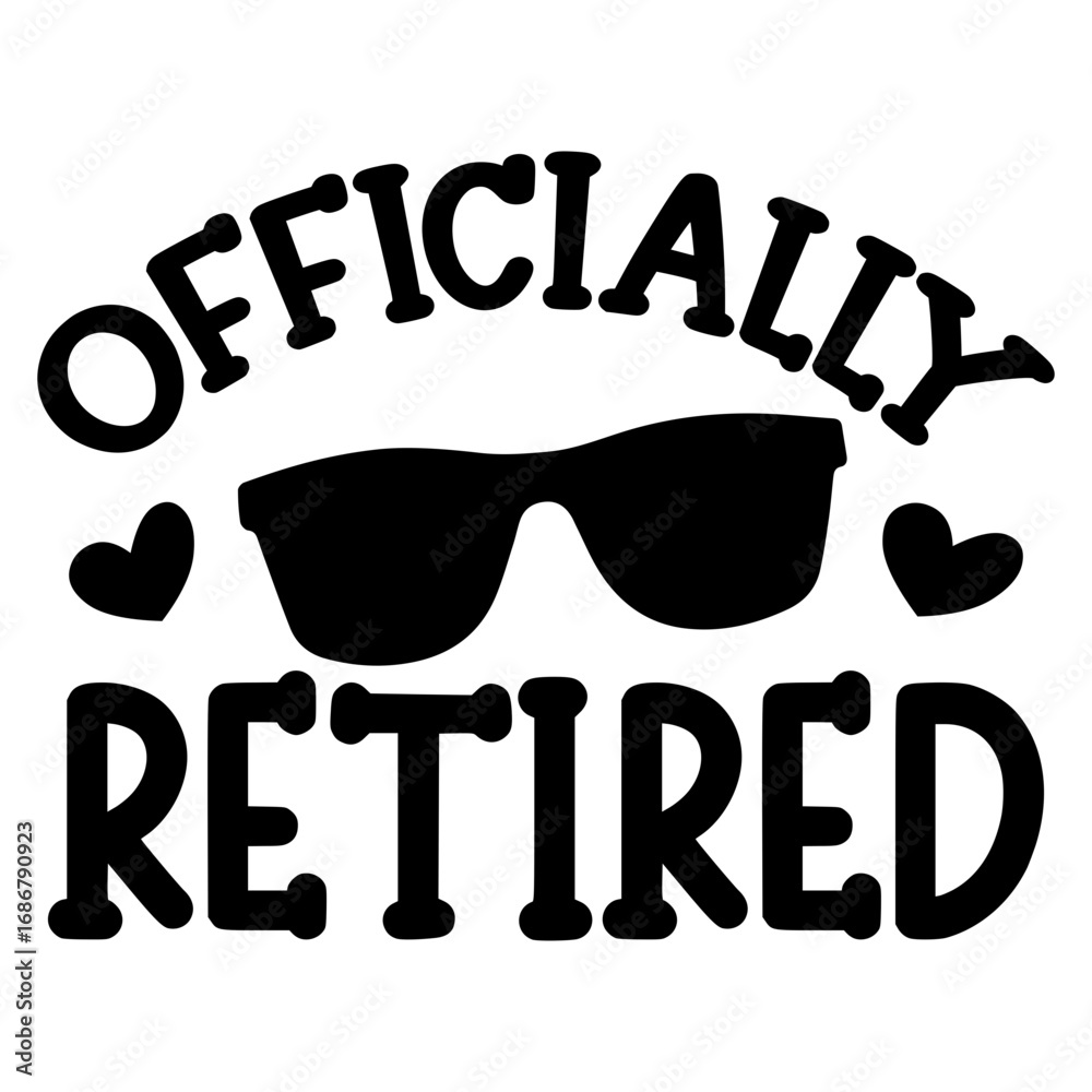 Fototapeta premium Officially retired