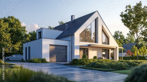 Modern house exterior