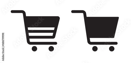 Shopping cart icon set. Internet shop buy symbol. Empty shopping cart symbol, shop and sale, vector.Shopping cart icons set. Internet shop buy symbol.Shopping cart icons set. Internet shop buy symbol 