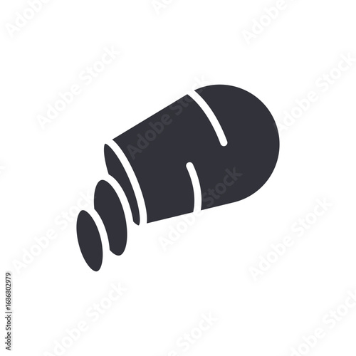 Stylized Representation Of Sliced Carrots With A Modern And Minimalist Aesthetic