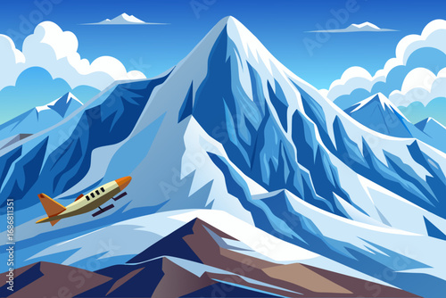 mountain landscape with mountains