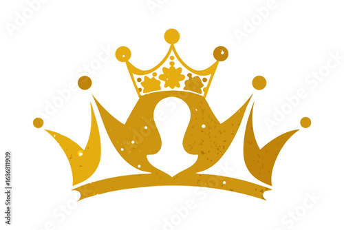 golden crown vector