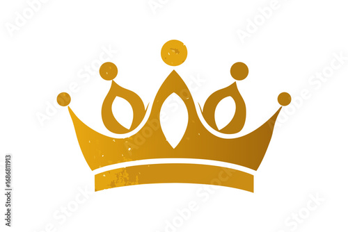 golden crown vector illustration