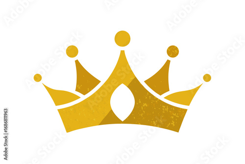 golden crown vector illustration