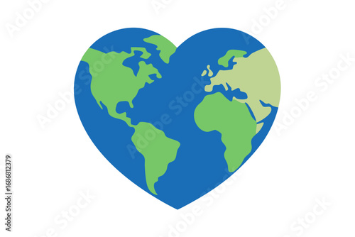heart shaped earth