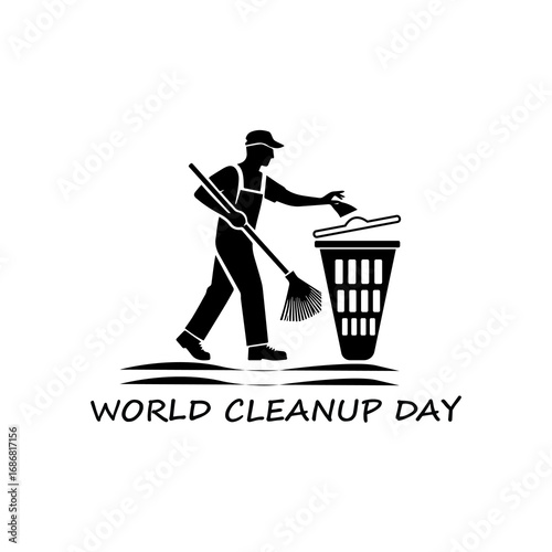 world cleanup day graphics design