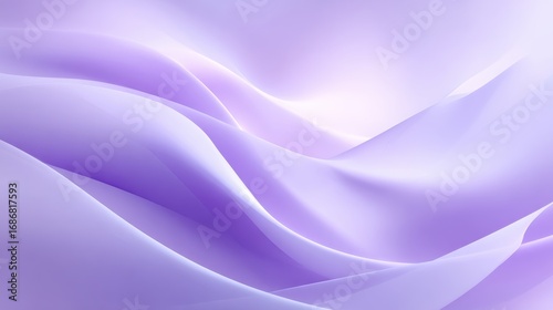 Wallpaper Mural Soft purple waves create a calming and ethereal background, perfect for design, websites, and creative projects. Torontodigital.ca
