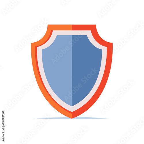 Free Download Blue shield icon for antivirus protection, security symbol in flat design - GFXLoad