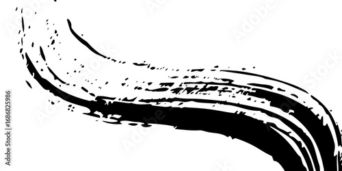 Tire tread marks, wheel textures, tire marks - car racing, motocross, drift, rally, off-road and others. Vector black isolated texture in grunge style with splashes.eps10