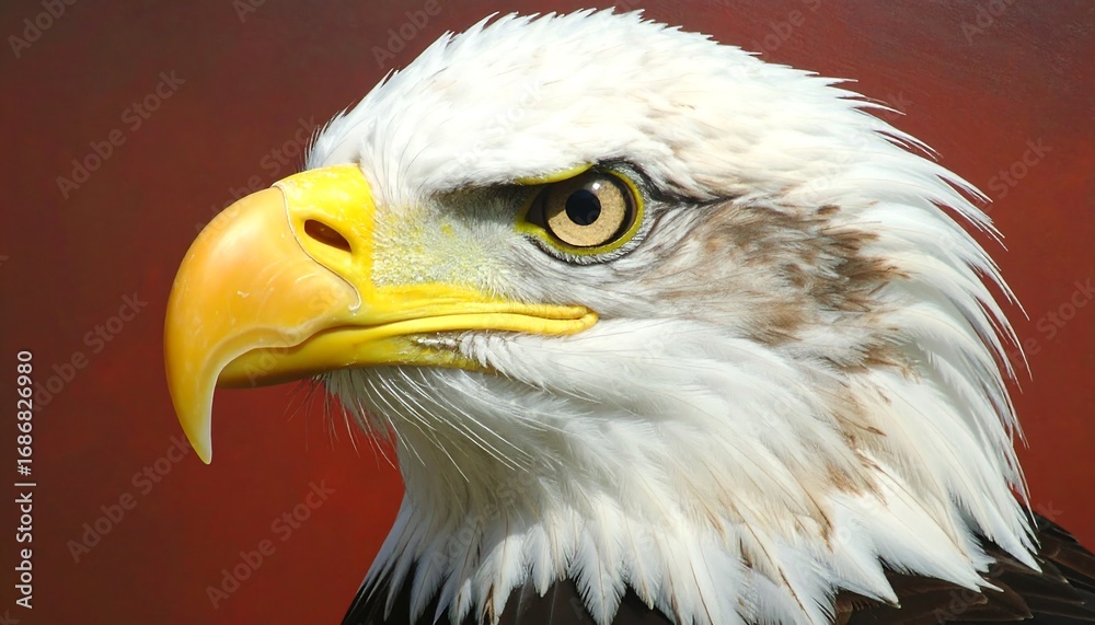 Obraz premium Bald eagle close-up portrait