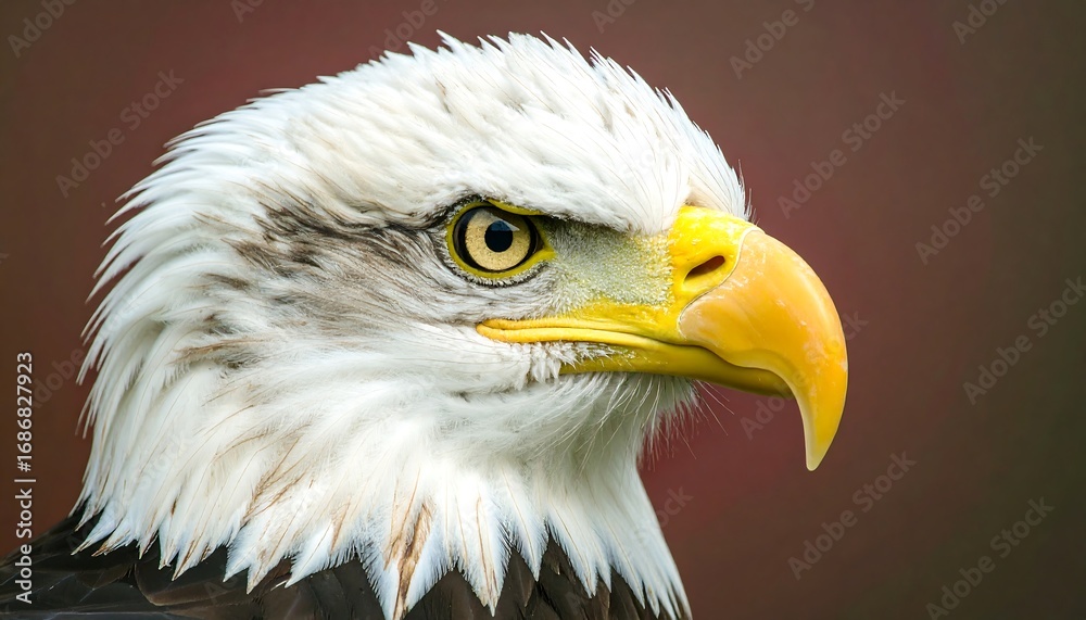 Obraz premium Close-up of an eagle's head