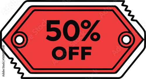Black Friday discount tag isolated. Vector price and offer tag isolated on transparent background
