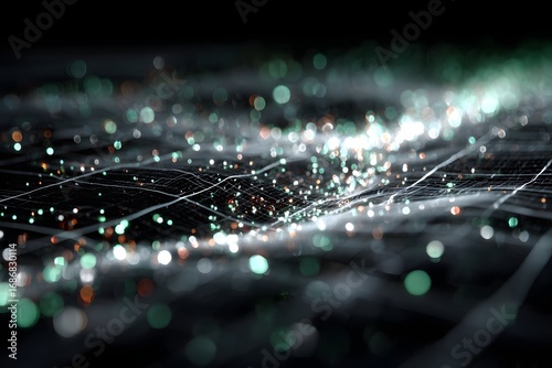 High-precision nanoscale visualization in a sleek digital environment.