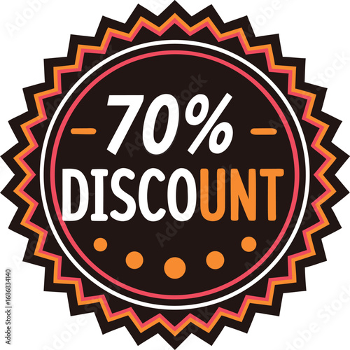 Black Friday offer tag and label. Vector price and offer sticker isolated on transparent background