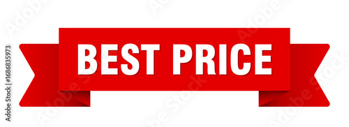 best price ribbon isolated on transparent background. best price ribbon