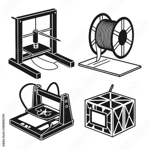 3d printing equipment and filament spool 3d printer manufacturing