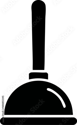 Plunger Icon Vector Illustration