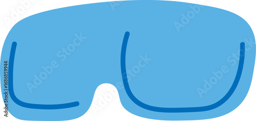 Sleep Mask with Simple Lines