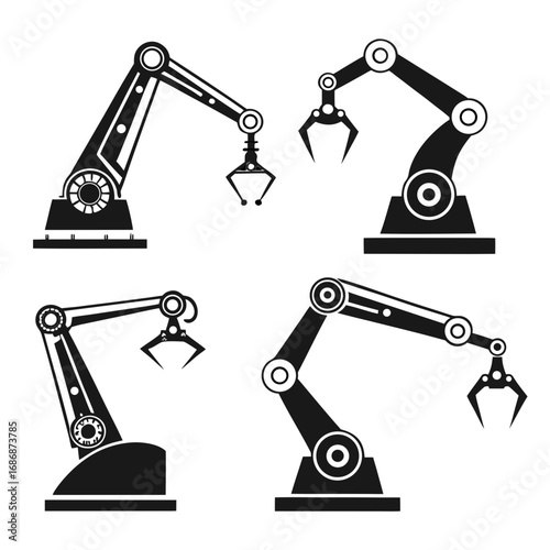 Robotic arms industrial automation technology machinery