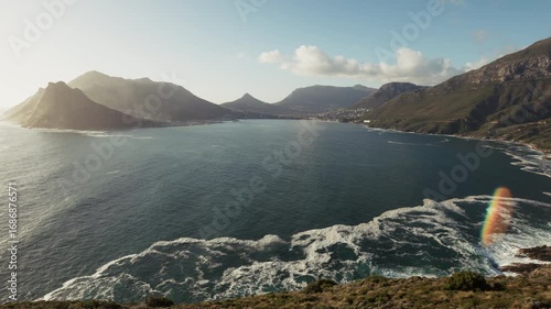 Beautiful ocean and mountain view at Hout Bay