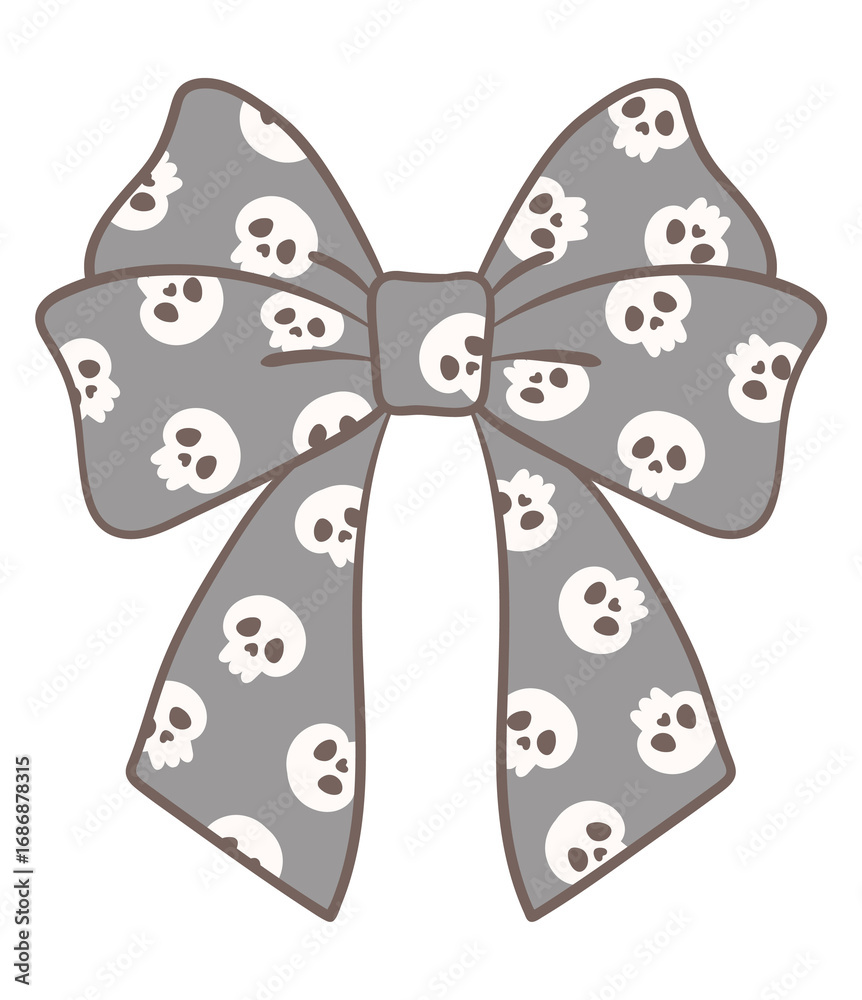 Cute Skull Halloween Bow PNG - Girly Coquette Bow Clipart Image Cute Skull Halloween Bow PNG - Girly Coquette Bow Clipart Image