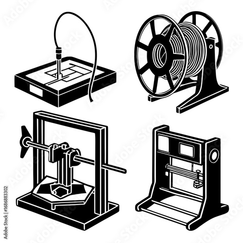 3d printing tools filament spool extruder 3d printer