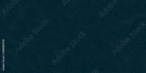 Abstract elevations topographic textures geometric terrain sharp topographic angles navy blue color wavy topography map background.	

