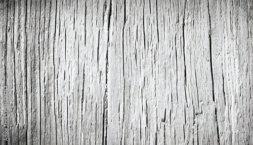 Black and white wooden texture background. Distressed Rough Wood Surface Pattern. Cracked wood texture.