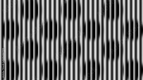 Abstract Background glass effect Monochrome Vertical Ripple Pattern Digital Art
