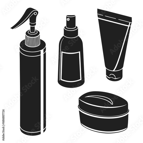 Cosmetic containers spray bottle tube jar pump dispenser