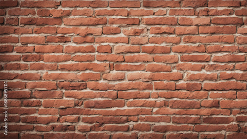 Brick wall background. Brick wall texture. Weathered red brick wall.