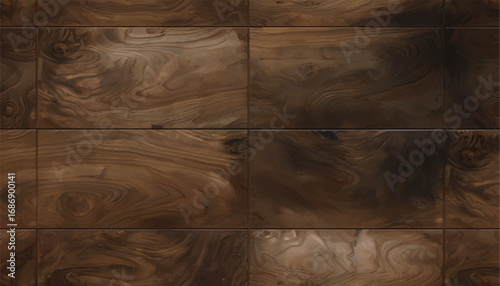 Dark wooden floor pattern with rich grain. Wooden surface. Wood texture.