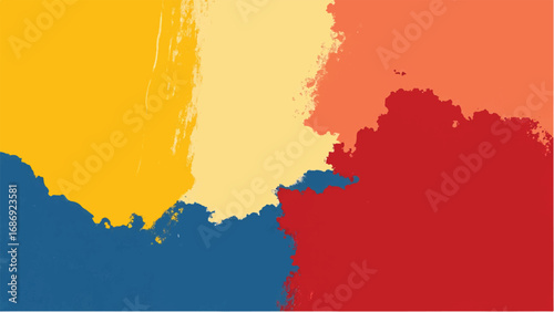 Abstract Multicolor Paint Texture Background. Multicolor Paint Stroke Abstract Pattern. Colorful Background.