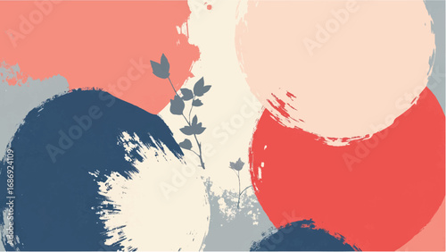 Abstract Multicolor Paint Texture Background. Multicolor Paint Stroke Abstract Pattern. Colorful Background.