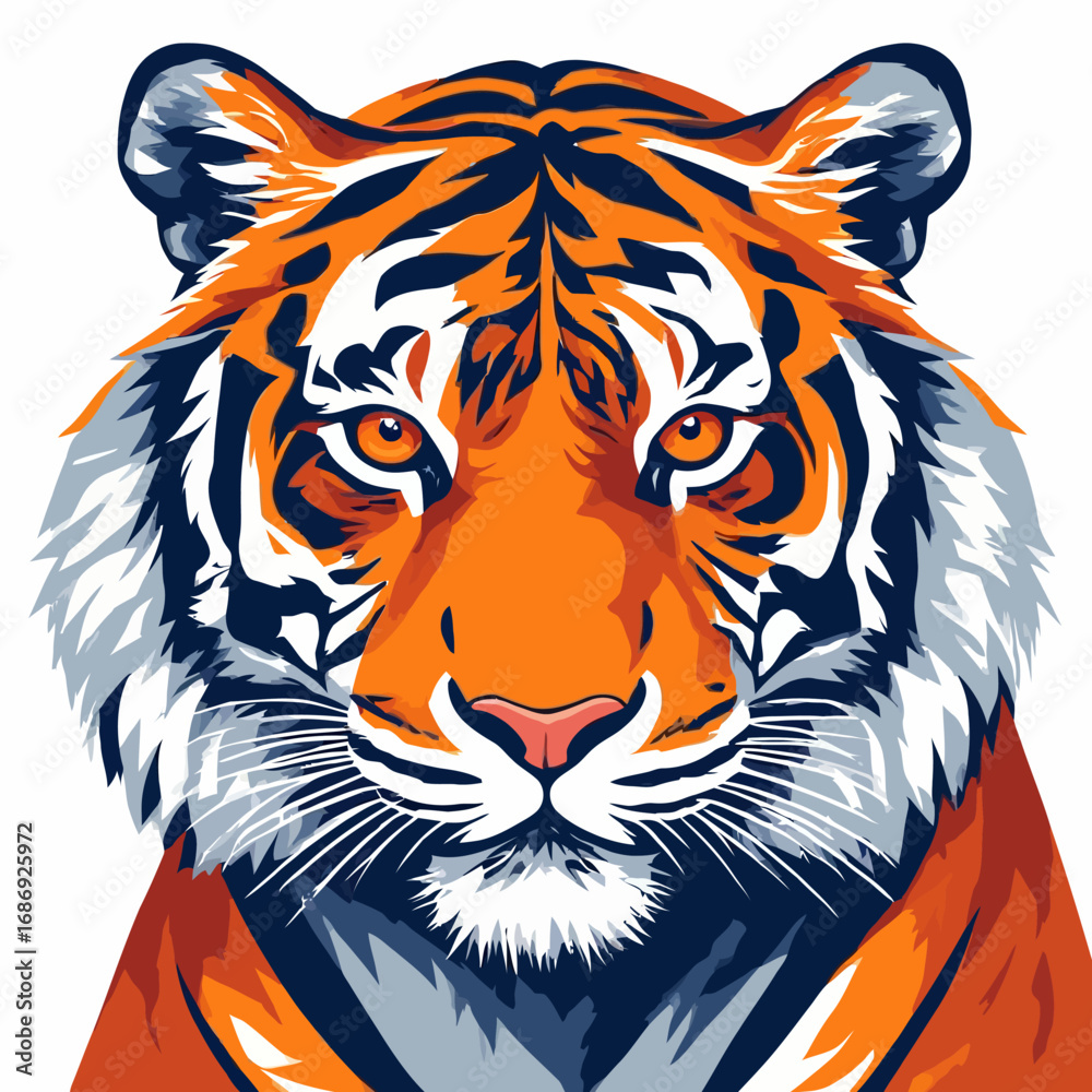 Fototapeta premium Tiger Logo Design Very Cool