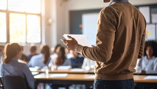 Business presentation group class