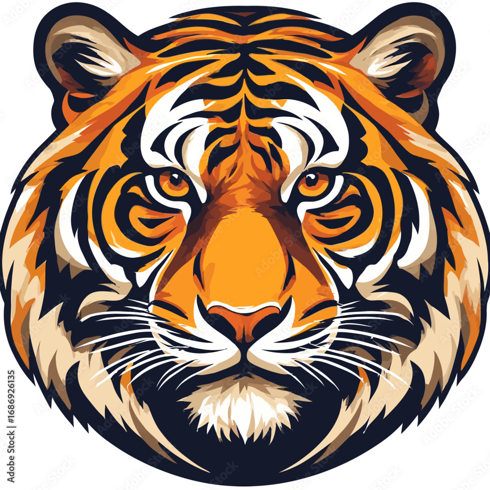 Fototapeta Tiger Logo Design Very Cool