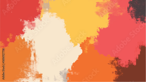 Abstract Multicolor Paint Texture Background. Multicolor Paint Stroke Abstract Pattern. Colorful Background.