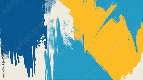 Abstract Multicolor Paint Texture Background. Multicolor Paint Stroke Abstract Pattern. Colorful Background.
