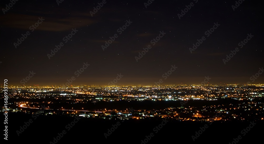 Obraz premium City lights at night