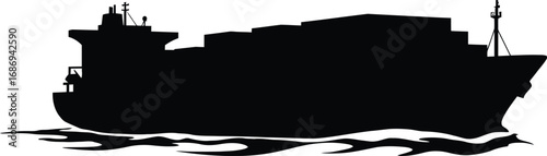 a large cargo ship sailing across calm waters