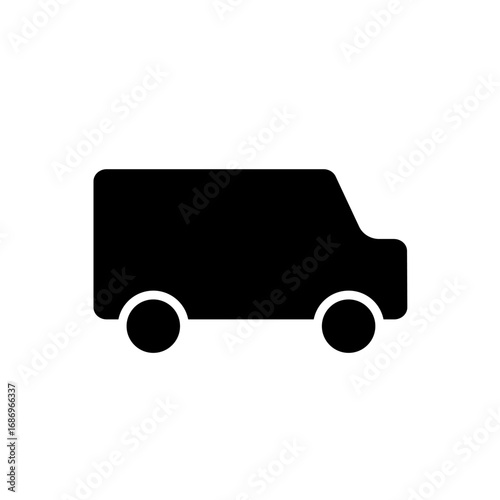 Delivery van - vector icon