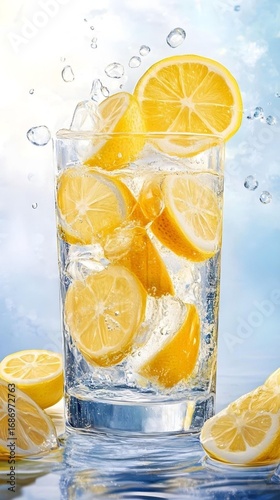 lemon in water