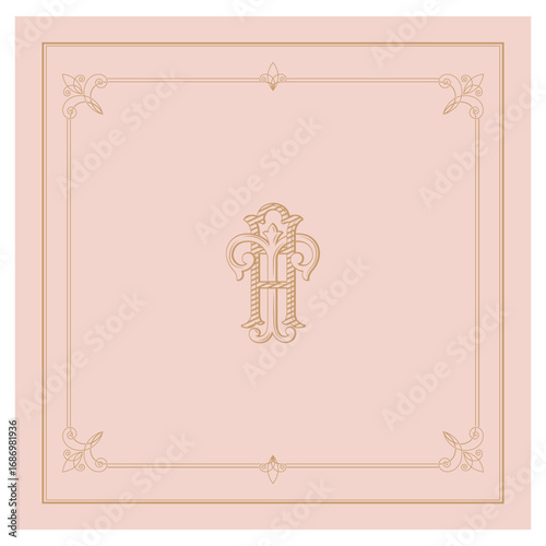 AT,TA, logo AT, Letter AT,  Monogram AT,Wedding Monogram, Wedding Logo, Logo Design , Monogram Vintage