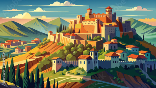 San Marino Historic Centre and Mount Titano, San Marino combines fortress walls, medieval towers, and mountain ridges, narrating centuries of independence and resilience atop dramatic landscapes.