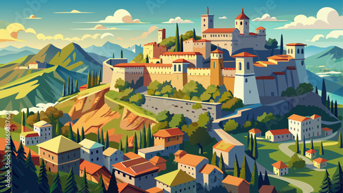 San Marino Historic Centre and Mount Titano, San Marino combines fortress walls, medieval towers, and mountain ridges, narrating centuries of independence and resilience atop dramatic landscapes.