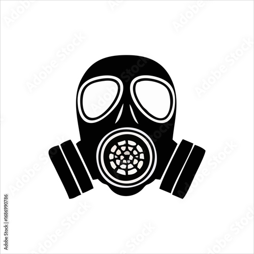 dangerous substance icon vector, dangerous science substance warning icon