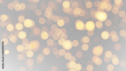 Golden bokeh lights with sparkle and glitter overlay on a transparent background luminous, festive, and elegant.
