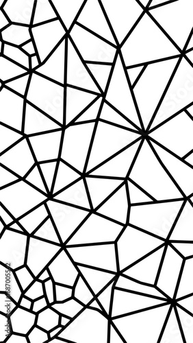 Abstract geometric network pattern with sharp lines